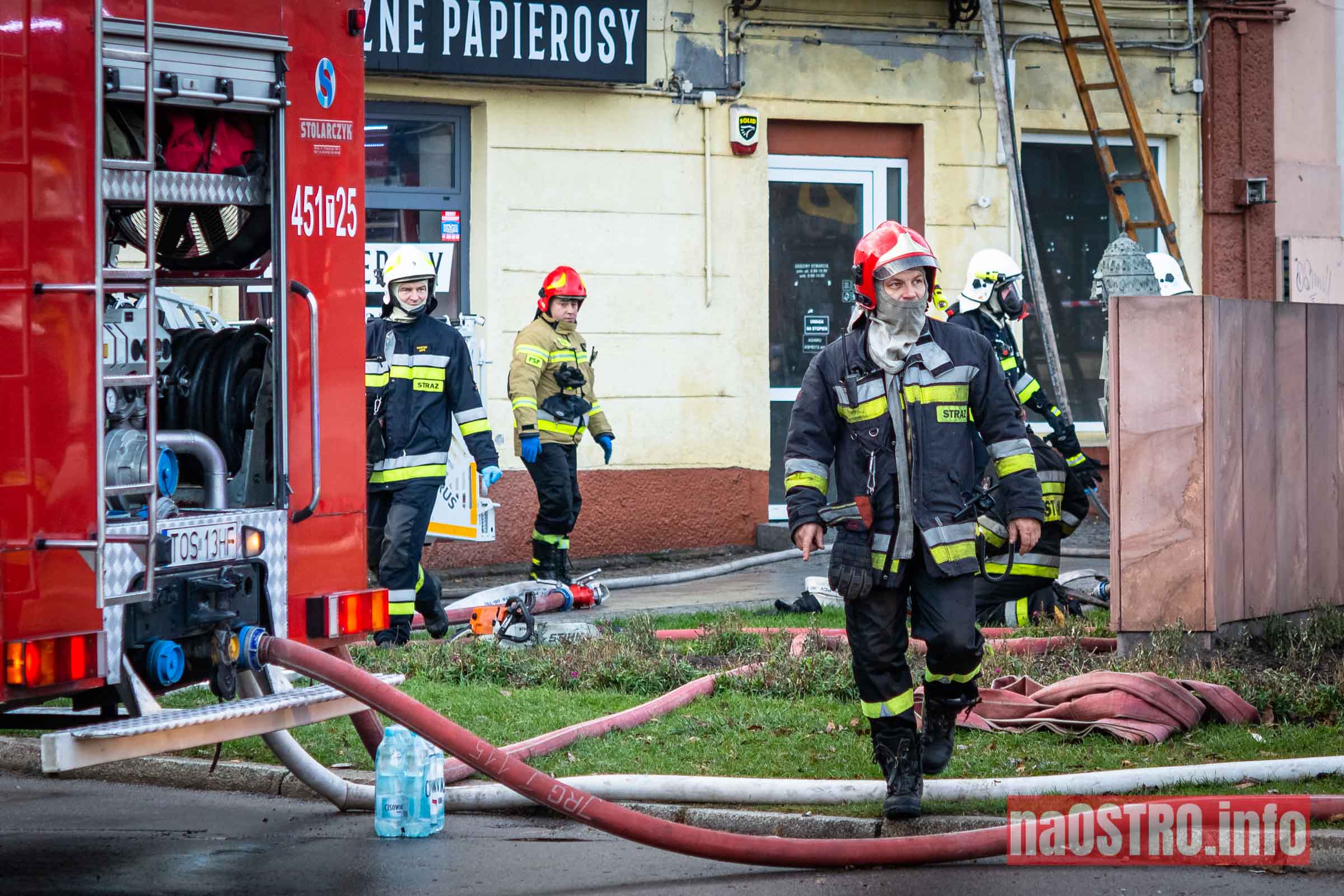 NaOSTROinfo Pożar ul Młyńska-19