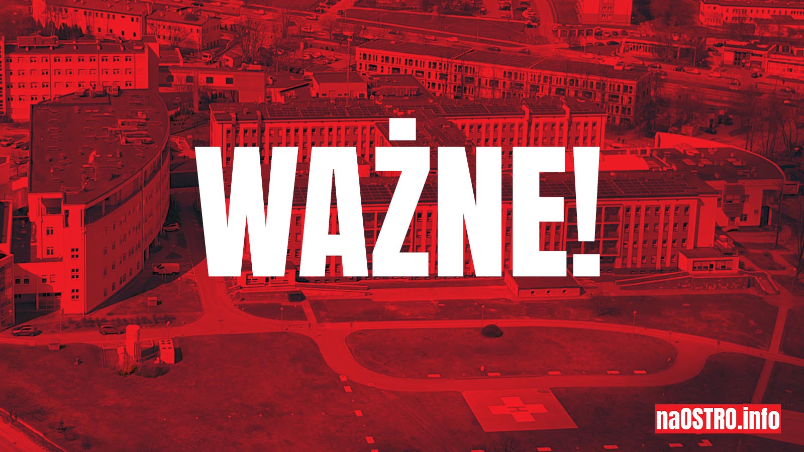 Wojewódzki Szpital Zespolony Kielce wstrzymuje przyjęcia